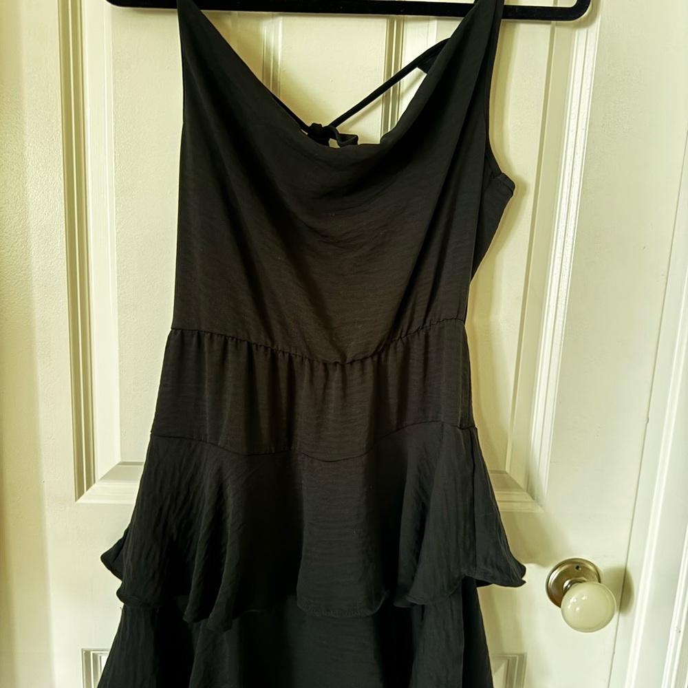 BCBG Black Cowl Neck Sundress